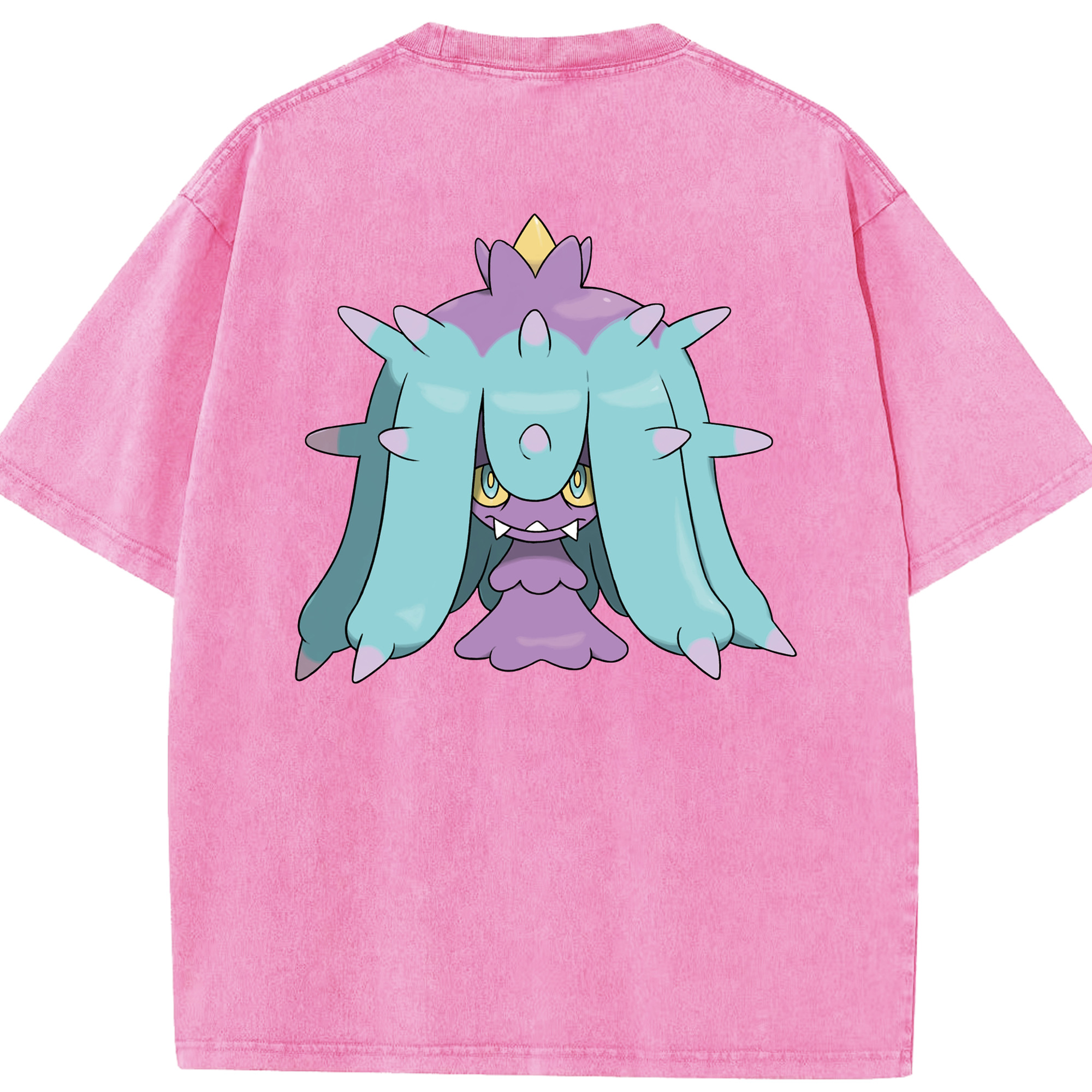 （画像用） ポケットモンスター Pokémon 綿100% ヴィンテージ風 半袖Tシャツ（背面プリント）